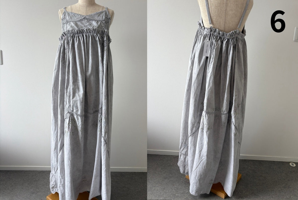 《限定アイテム》Premium camisole dress(GRAY)