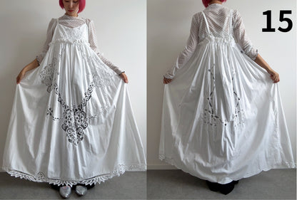 premium camisole dress（White）