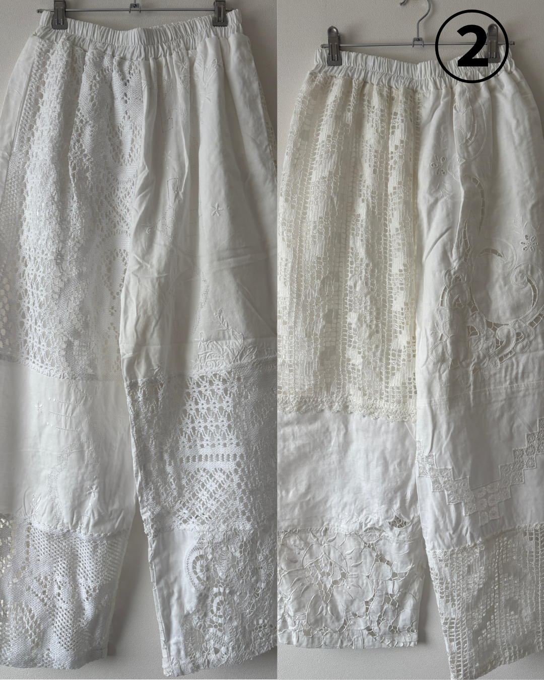 レースパンツ　White