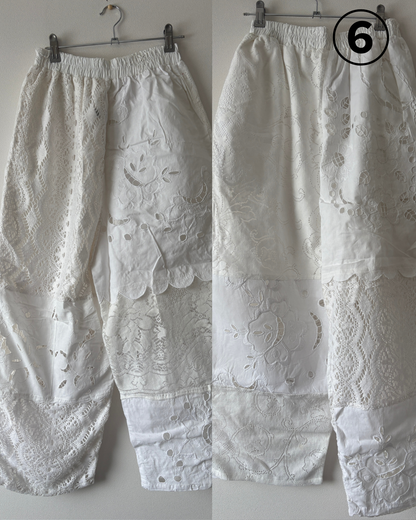 レースパンツ　White