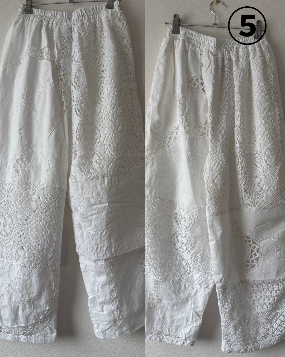 レースパンツ　White