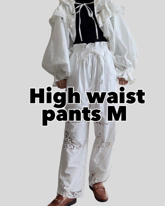 【定番アイテム】High-waist pants M