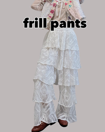 【定番アイテム】Frill pants