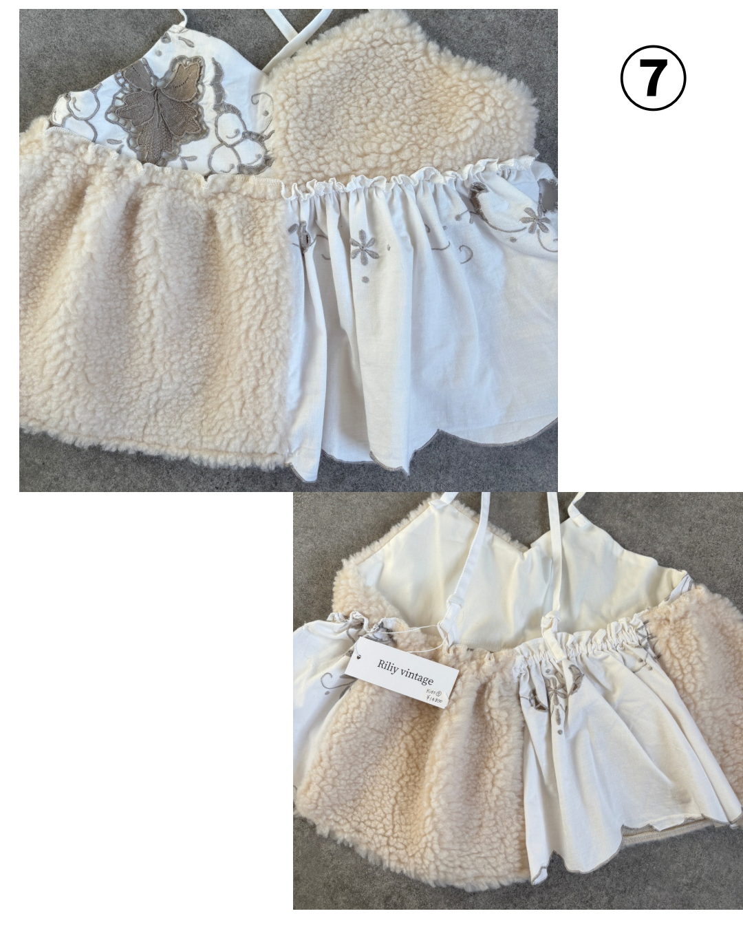 【限定アイテム】Kids Boa lace bustier