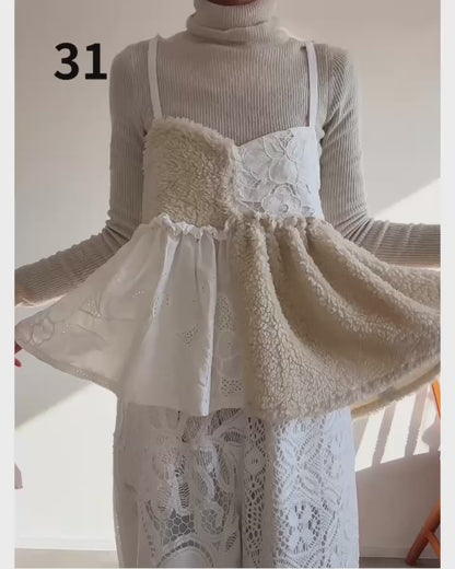 【12月限定アイテム】Boa lace bustier